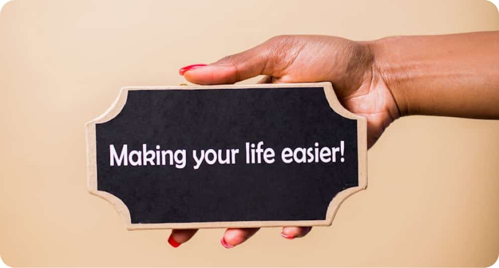 holding a card